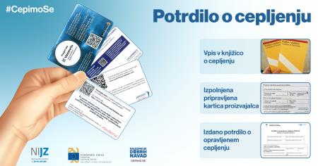 19 Potrdila za dokazovanje precepljenosti